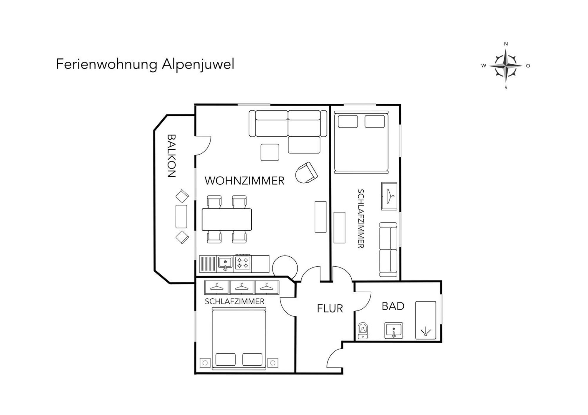Ferienwohnungen Alpentraum - Alpenjuwel Oberstdorf Zewnętrze zdjęcie